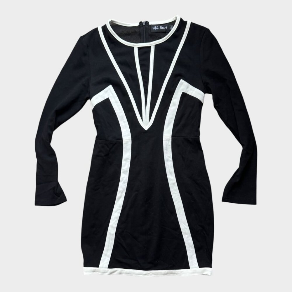 Wilde Heart black & white dress NWT - small